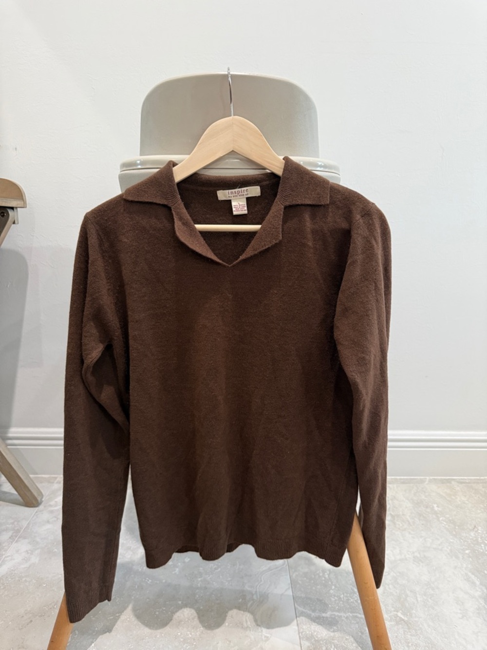 One Step Ahead Inspire Brown Knit Sweater